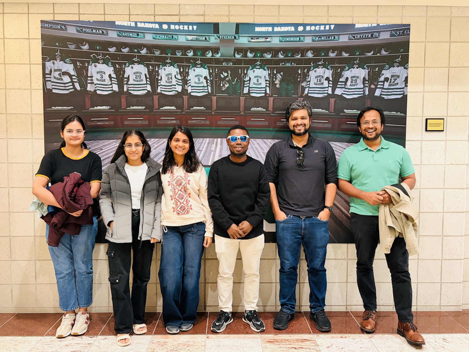 Asthana Group members at the University of North Dakota